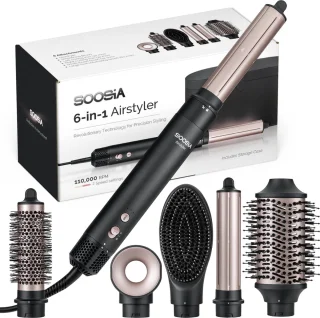 Soosia 6-in-1 Airstyler Multistyler