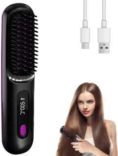 De Stijlborstel (Elektrische Haarborstel) - Zwart in één oogopslag