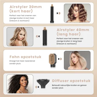 Stylila 8-in-1 Airstyler Multistyler