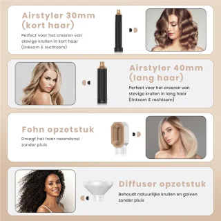 Stylila 8-in-1 Airstyler Multistyler