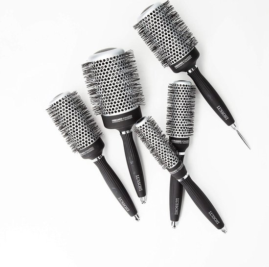 T4B LUSSONI professionele antistatische styling borstel 65 mm zwart