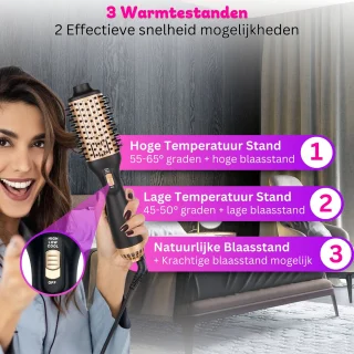 TabaTaba 4-in-1 Multistyler Zwart/Goud 1200W