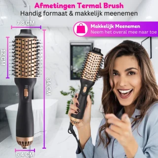 TabaTaba 4-in-1 Multistyler Zwart/Goud 1200W