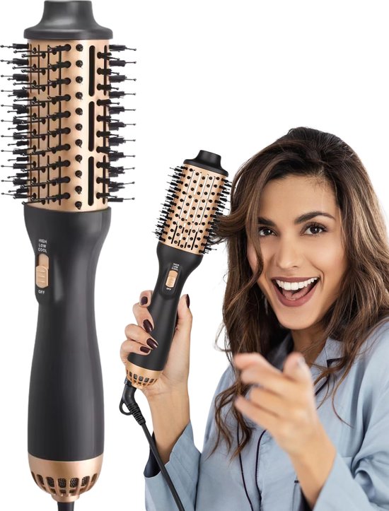 TabaTaba 4-in-1 Multistyler Zwart/Goud 1200W review