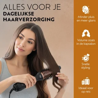 Ted Hilley DuoStyle® Titanium Airstyler - Föhn- en Warmteborstel