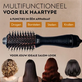 Ted Hilley DuoStyle® Titanium Airstyler - Föhn- en Warmteborstel