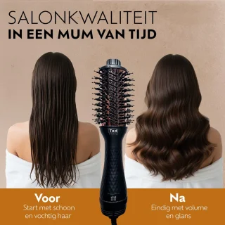 Ted Hilley DuoStyle® Titanium Airstyler - Föhn- en Warmteborstel