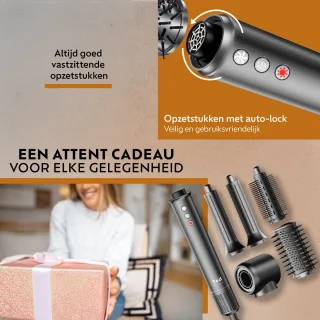 Ted Hilley Multistyler 5-in-1 Haarstyler Met 8 Accessoires