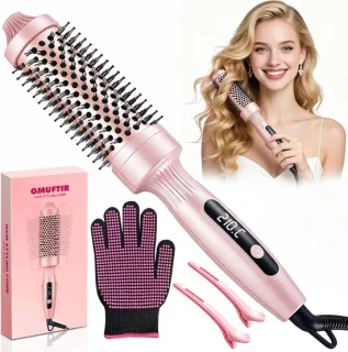 Thermische borstel roze 38 mm