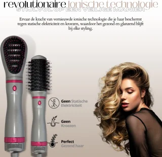 Timmers Trading 4-in-1 Multi Styling Föhnborstel