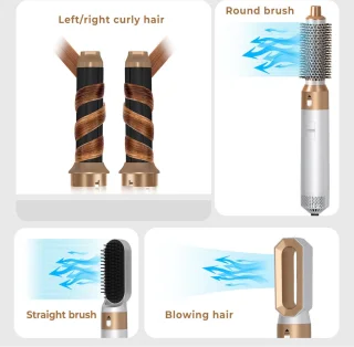 Treasurebycb Airstyler 5-in-1 Multistyler Creme White Gold