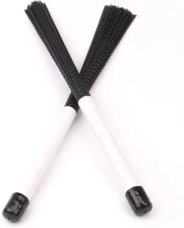 Trommelborstels 38.5 cm wit