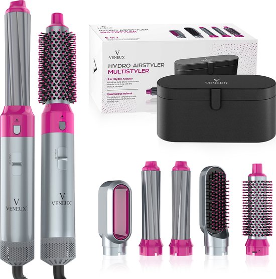 VENEUX® 5-in-1 Airstyler Föhnborstel Grijs review