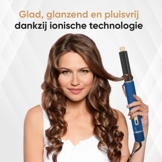 VENEUX 8-in-1 Airstyler Blauw/Goud
