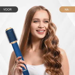 VENEUX 8-in-1 Airstyler Blauw/Goud