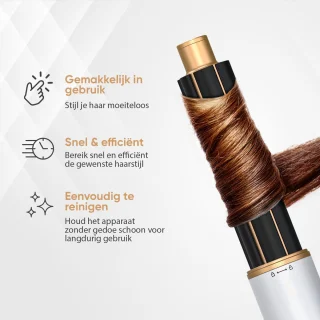 VENEUX® 8-in-1 Airstyler Wit/Goud