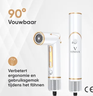 VENEUX® 8-in-1 Airstyler Wit/Goud