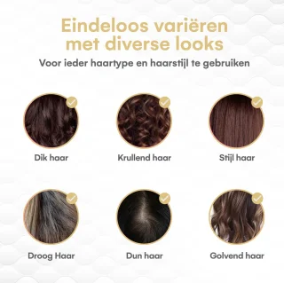 VENEUX Föhnborstel 5-in-1 Multistyler Zwart