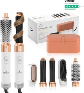 VENEUX® Föhnborstel Airstyler - Wit