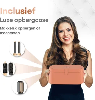 VENEUX® Föhnborstel Zwart Goud
