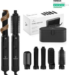 VENEUX® Föhnborstel Zwart