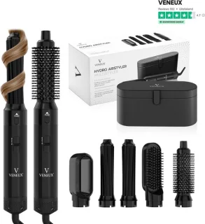 VENEUX® Föhnborstel Zwart