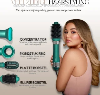 VGR 4-in-1 Multi Styler Krultang Föhnborstel