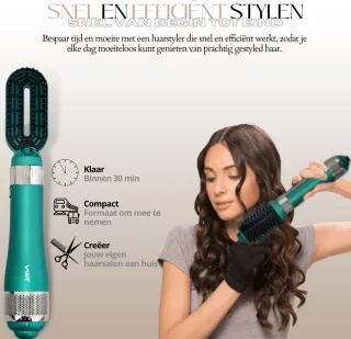 VGR 4-in-1 Multi Styler Krultang Föhnborstel