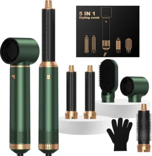 VHV Airstyler haarstyler- en krultangset – groen