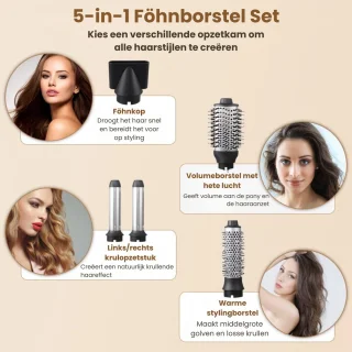 VistaSonic SuperWrap 5-in-1 Multistyler Graphite Grey