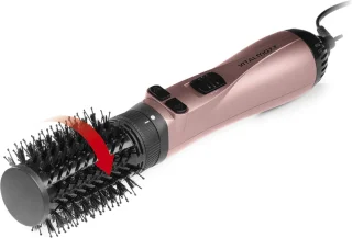 VITALmaxx stylingborstel met 3 opzetstukken antraciet/roze goud