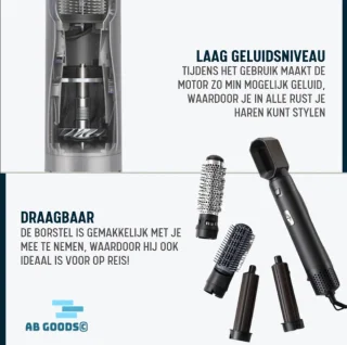 V&M Beauty Airstyler 7-in-1 Krultang Zwart