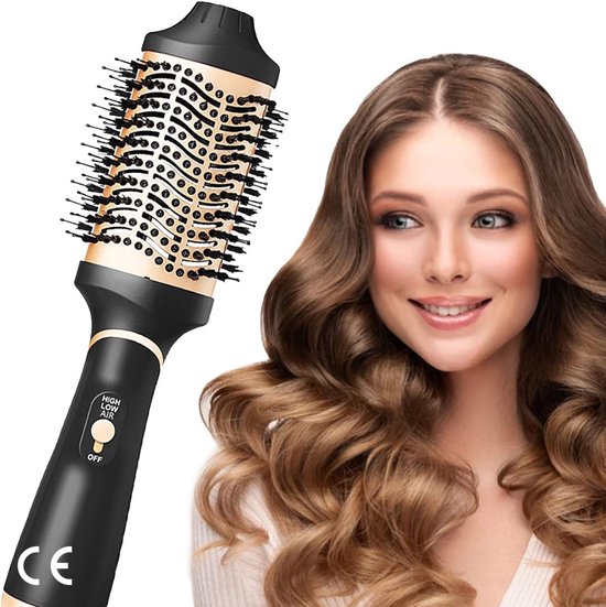 Warmeluchtborstel 5-in-1 Titanium Coating 1000W review