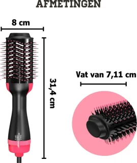Warmteborstel 3-in-1 Luxe Föhnborstel