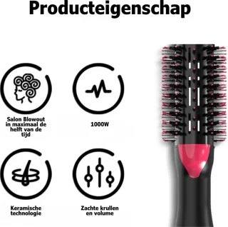 Warmteborstel 3-in-1 Luxe Föhnborstel