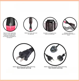 Warmteborstel 3-in-1 Luxe Föhnborstel