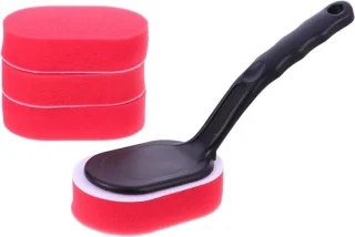 Wax borstel- en sponsapplicator set