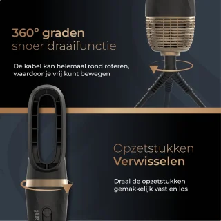 Wellshine 4-in-1 Fohnborstel Multistyler