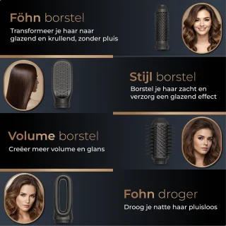 Wellshine 4-in-1 Fohnborstel Multistyler