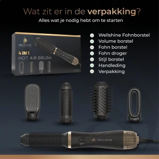 Wellshine 4-in-1 Fohnborstel Multistyler