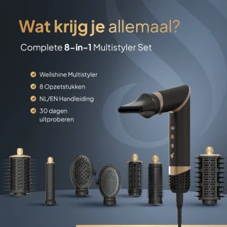 Wellshine 8-in-1 Airstyler Multistyler