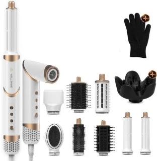 Wellshine 9 in 1 Airstyler Nova - Multistyler wit