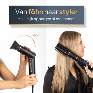 Wellshine Airstyler Pro Multistyler Roterende Fohnborstel