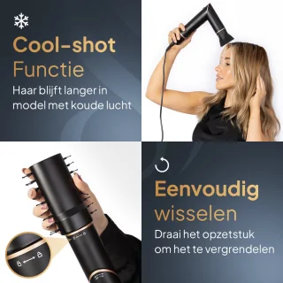 Wellshine Airstyler Pro Multistyler Roterende Fohnborstel