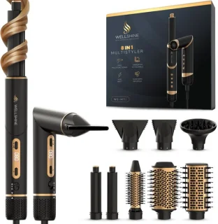 Wellshine Airstyler Pro Multistyler Roterende Fohnborstel