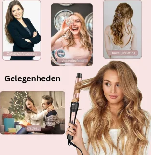 White-label Fohnborstel 5-in-1 Zwart Roségoud