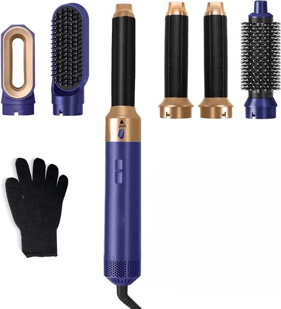 White-label Fohnborstel Krulborstel 5-in-1 Blauw review