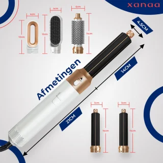 XANAA® 5-in-1 Multi Styler Pro (Grijs/Lila) 2025