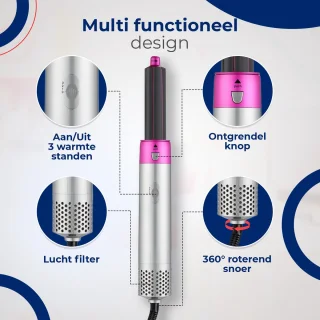 XANAA® 5-in-1 Multistyler Airstyler Wit