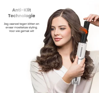 Yajaime® Airstyler Multistyler 7-in-1 Wit/Zilver